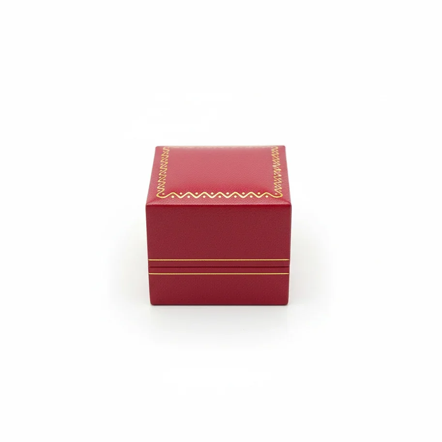 CAJA DE ANILLO ROJA CARTIER