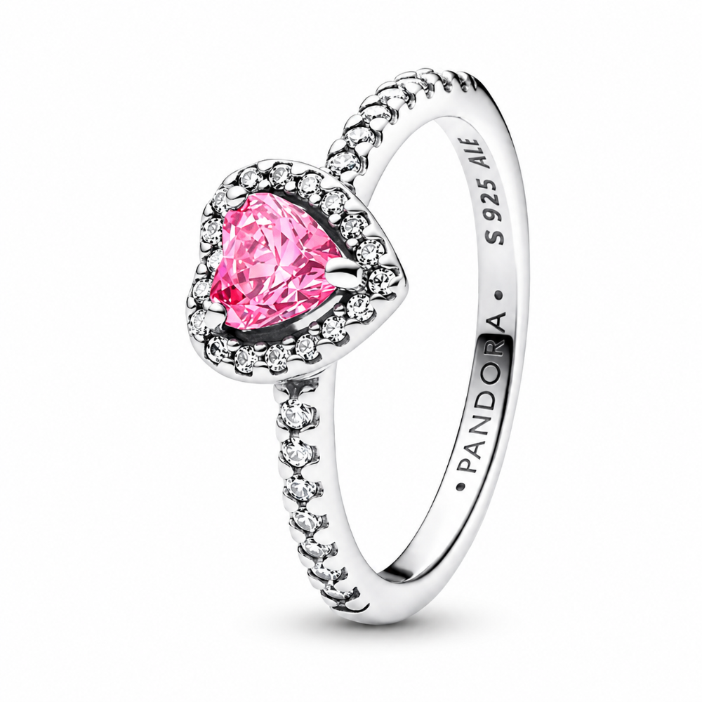 ANILLO CORAZÓN ELEVAD ROSA