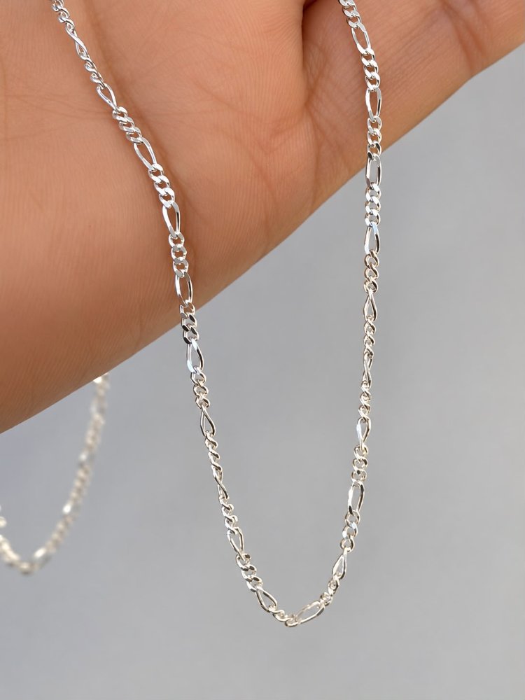 CADENA 3X1 CARTIER 1MM - 45 CM PLATA ITALIANA 925