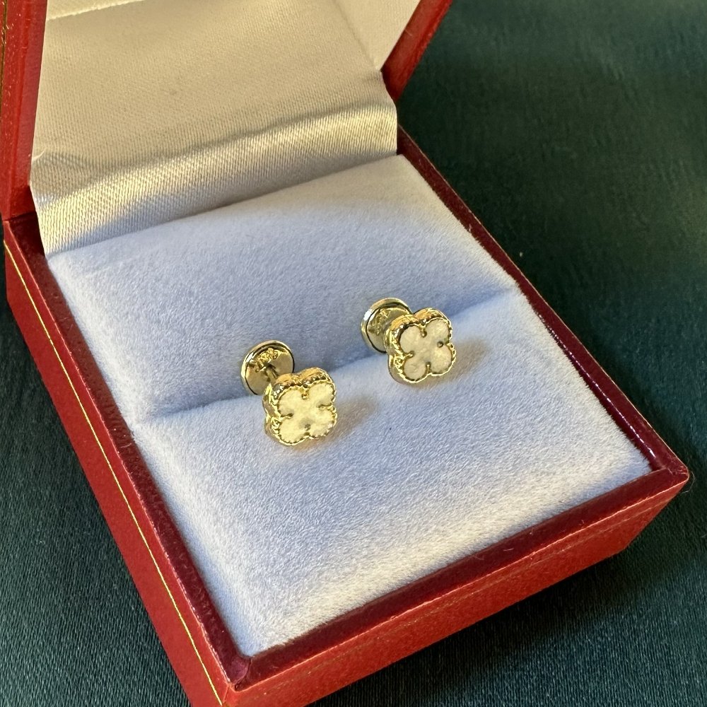 ARETE TOPO ROSCA VAN CLEEF BLANCO