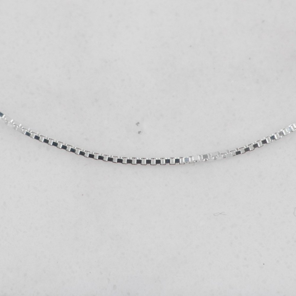 CADENA VENECIANA 0,5 MM PLATA ITALIANA 50 CM