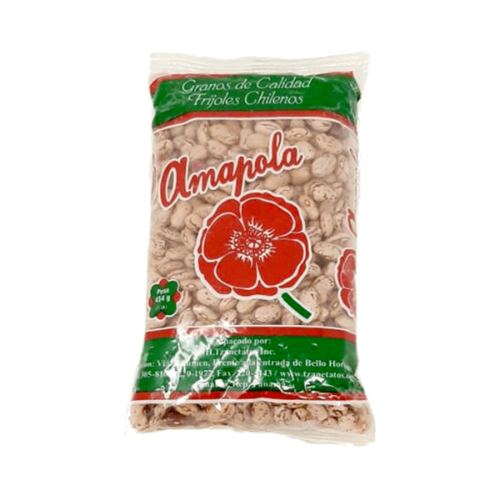 AMAPOLA FRIJOL CHILENO 1 LB