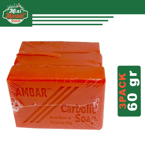 AMBAR JAB CARBOLICO 3PACK 60GR