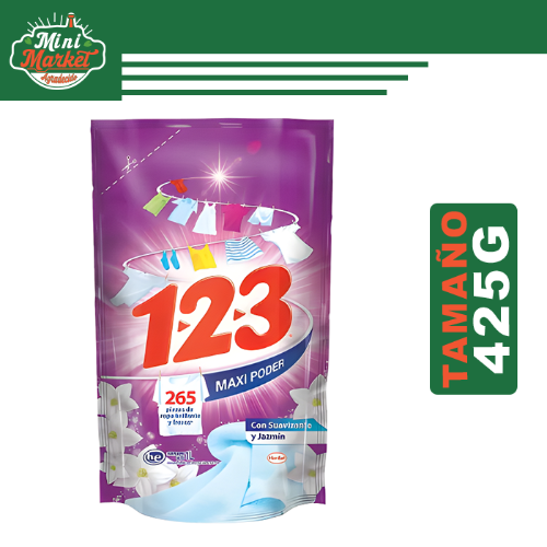 123 SUAVISANTE Y JAZMIN 425G