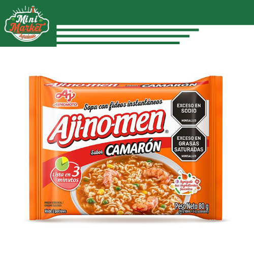 AJINOMEN SOPA SABOR CAMARON 80 GR