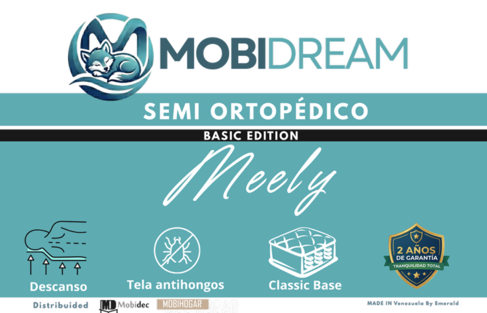 Colchon Meely Individual Semi Ortopedico