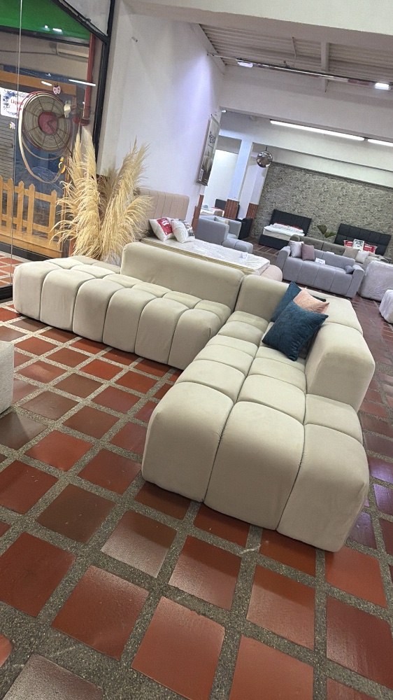 Maximiliano Terciopelo Beige
