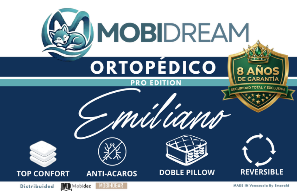 Colchon Emiliano Matrimonial Ortopedico