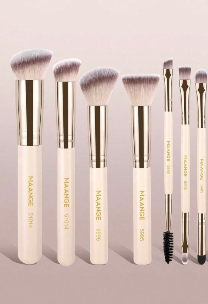 Set de Brochas Beige Maange 7 unid