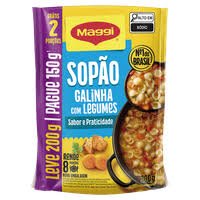 SOPÃO GALINHA COM LEGUMES MAGGI 200g