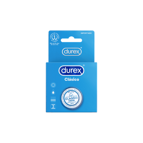 Condones Durex Classic X3