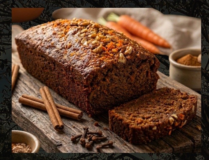 PAN DE ZANAHORIA CON NUEZ