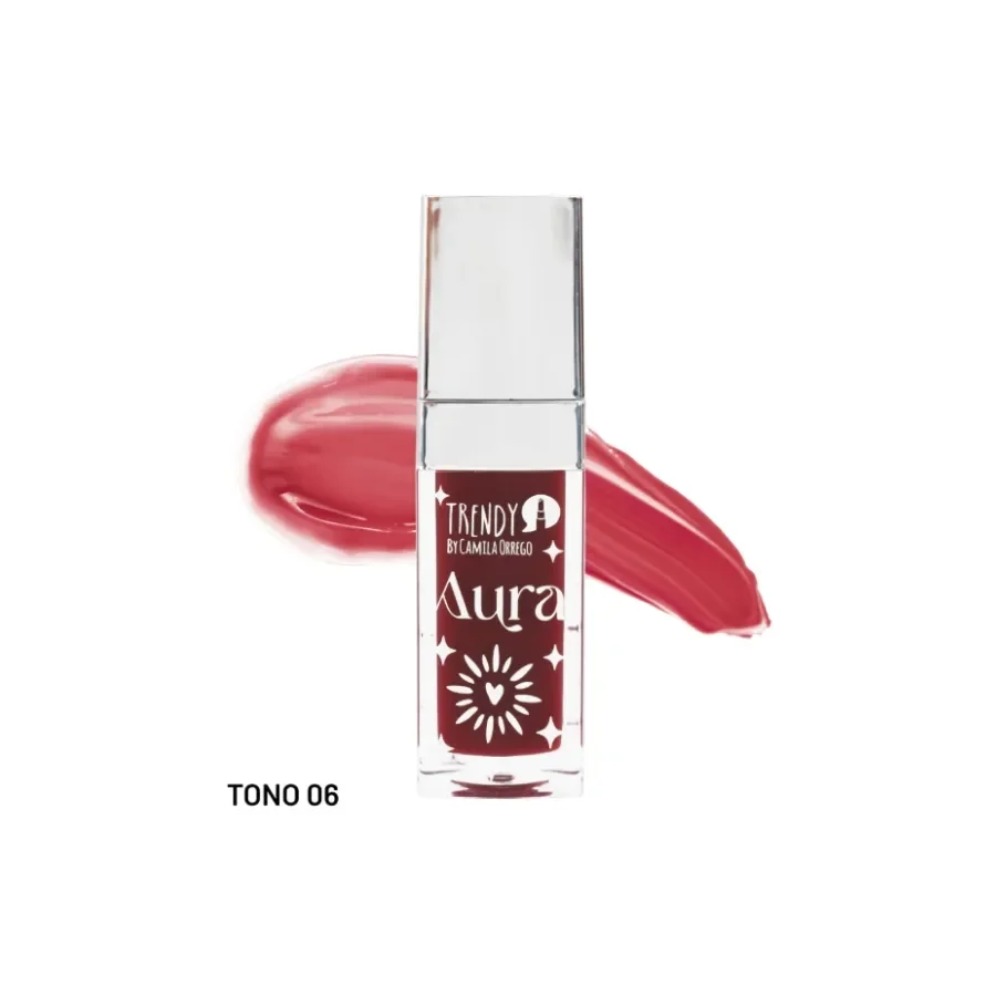 BRILLO DE LABIOS AURA TRENDY TONO 6