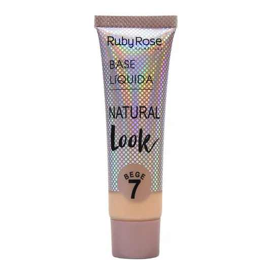 BASE LIQUIDA NATURAL LOOK BEGE TONO 7