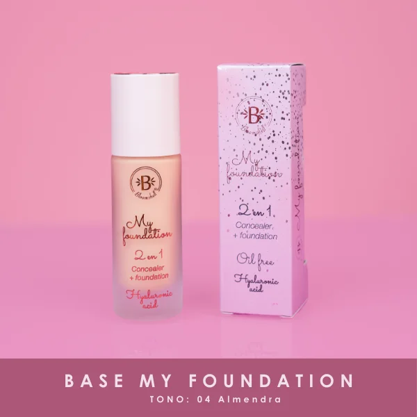 BASE LIQUIDA 2 EN 1 BLOOMSHELL TONO 4