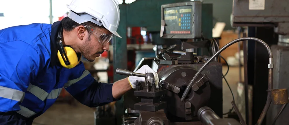 Mantenimiento de equipo industrial proceso alimenticio