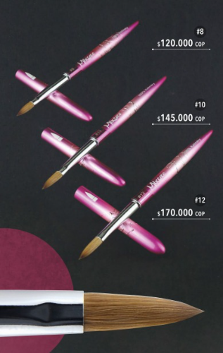 PINCEL KOLINSKY  N 8 ROSADO MORADO