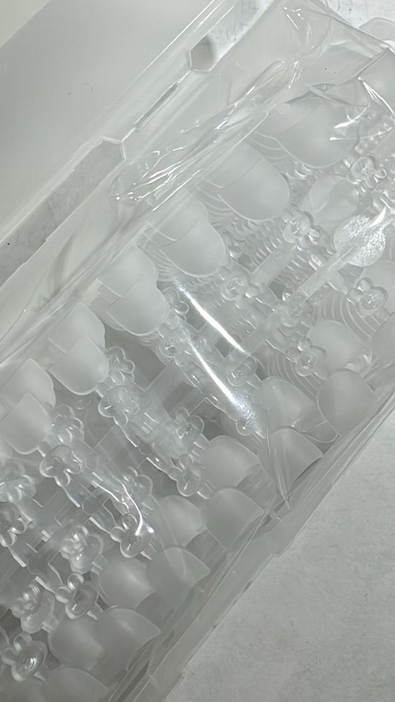 TIPS EN GEL FRENCH LIGHT SQUARE