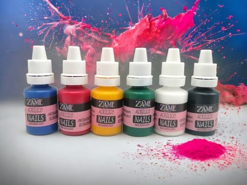 KIT ZAME PRIMARIOS ACRILICA x6 10ml