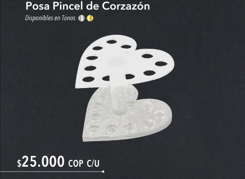 PORTAPINCEL CORAZON