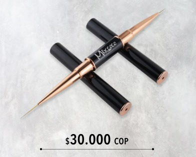 PINCEL DOBLE LINER NEGRO