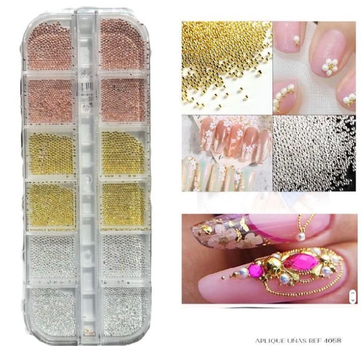 Apliques uñas CAVIAR 4058