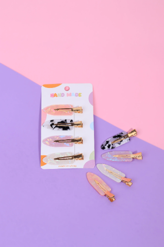 PINZAS PARA EL CABELLO X4