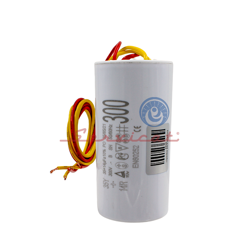CAPACITOR DE MARCHA 35 + 14UF A 300VAC LAVADORA TODAS LAS MARCAS
