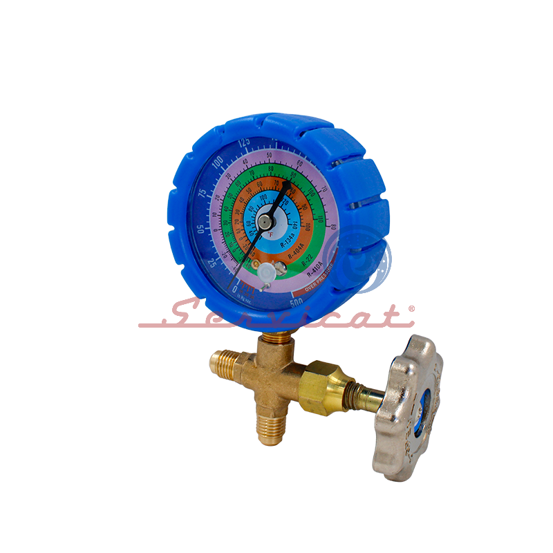 ESFERA MANOMETRO 2 SALIDAS - R410A, R22, R134A, R404A BAJA TODAS LAS MARCAS