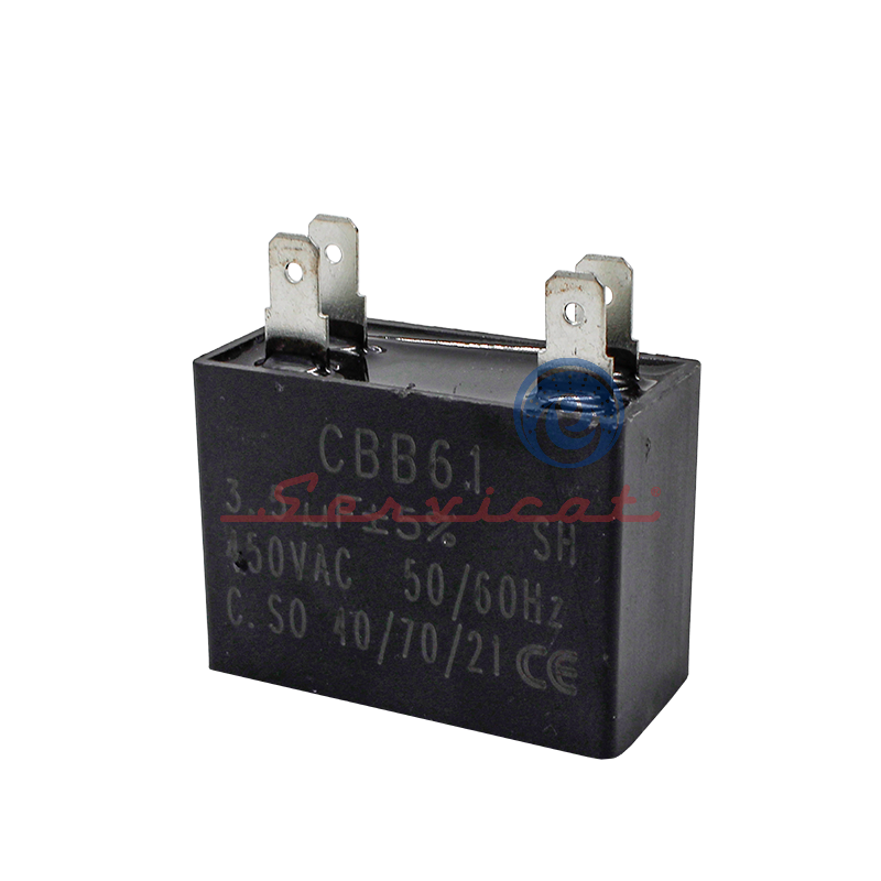 12135] CAPACITOR DE MARCHA 3.5UF A 450VAC REEFRIGERADORA MABE