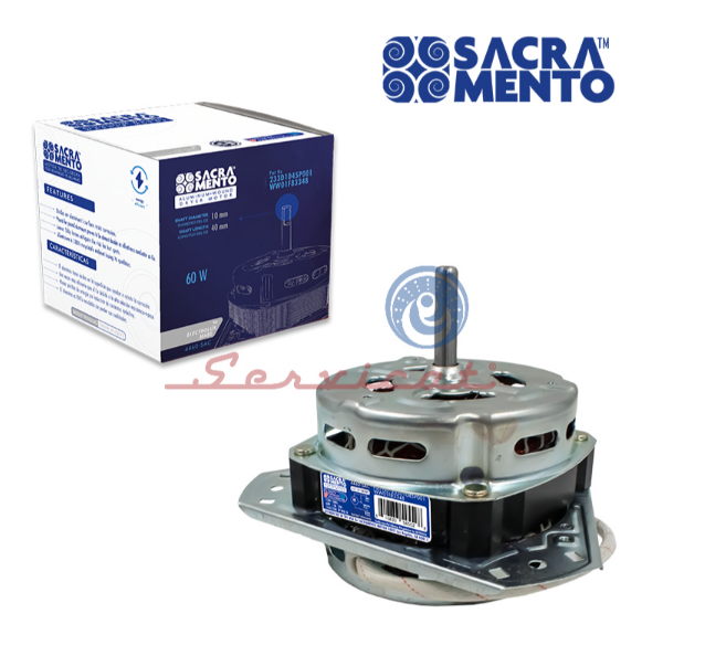 MOTOR 60W SACRAMENTO SECADORA ELECTROLUX - MABE - HACEB - ZITRO