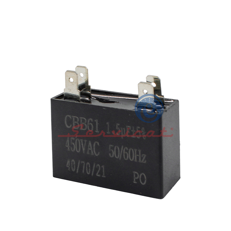 CAPACITOR DE MARCHA 1.5UF A 450VAC LAVADORA TODAS LAS MARCAS