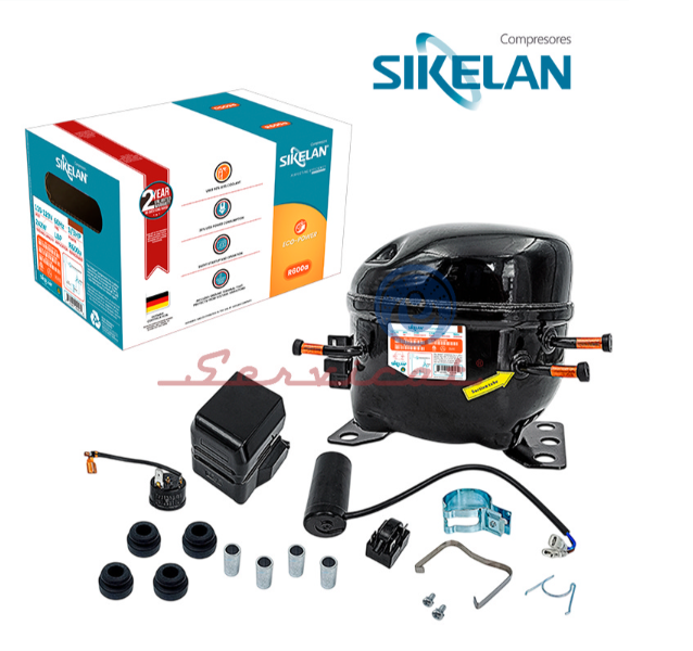 COMPRESOR 1/3HP - R600A - LBP ORIGINAL SIKELAN REFRIGERADORA TODAS LAS MARCAS