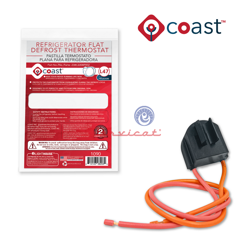 BIMETAL-PASTILLA DE DESHIELO L60- 20F COAST REFRIGERADORA FRIGIDAIRE - ELECTROLUX