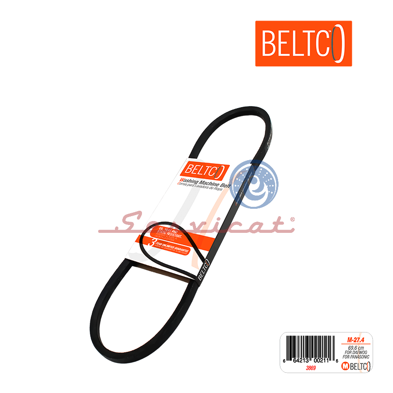 BANDA 69.6CM BELTCO LAVADORA DAEWOO - PANASONIC - CASTELL OROIGINAL