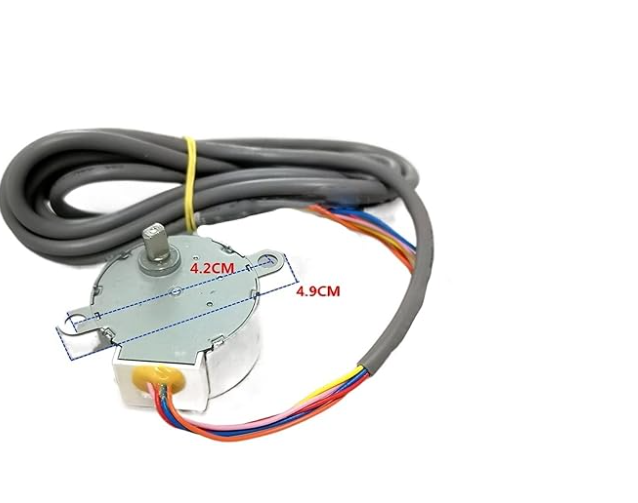Motor pequeño 35BYJ46 Motor paso a paso 12V DC Motor para aire acondicionado gabinete máquina, arriba y abajo