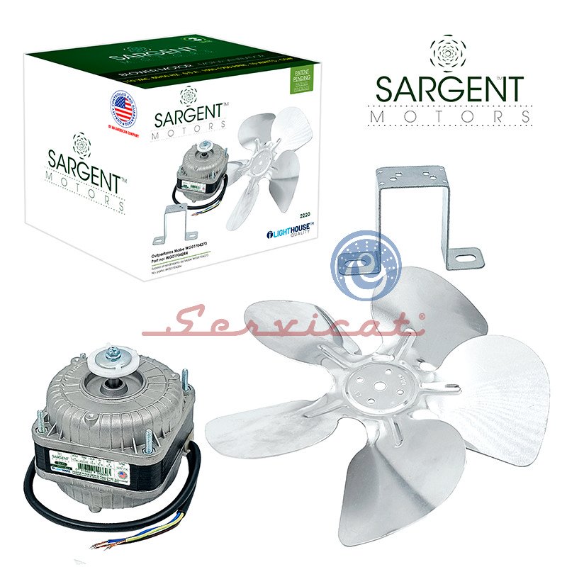 2220] MOTOR VENTILADOR 10W SARGENT REFRIGERACIÓN COMERCIAL TODAS LA MARCAS