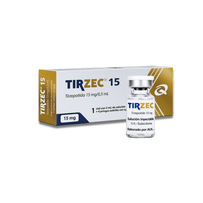 Tirzec Tirzepatida  15 Mg