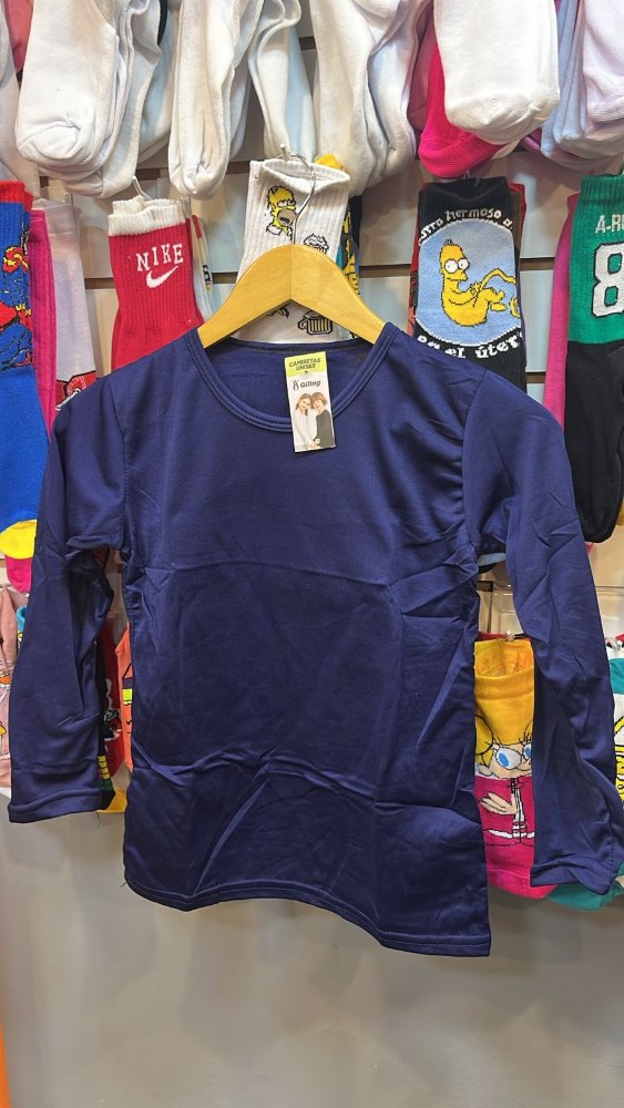 REMERA TERMICA AZUL NIÑO