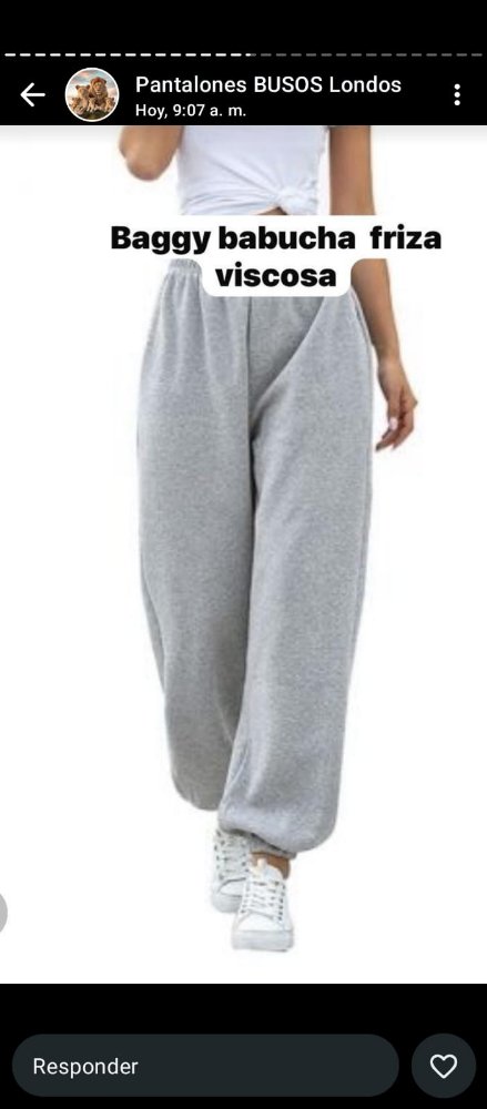 PANTALON BUZO DAMA