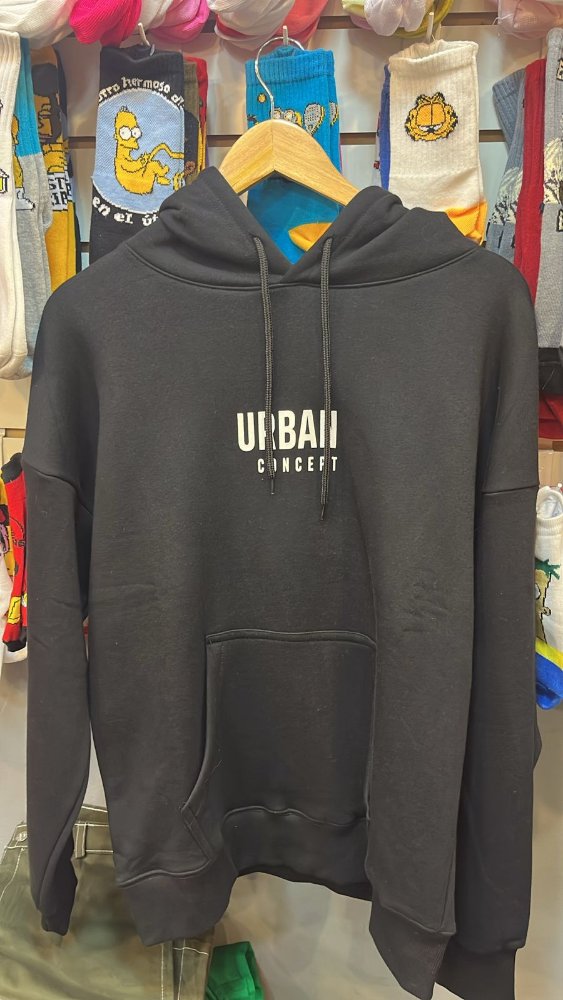 BUZO URBAN HOMBRE NEGRO