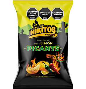 Snack Nikito 65gr papa jalapeño con limon