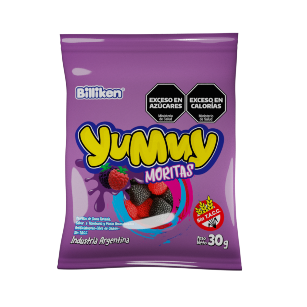 gomitas yummy 30gr x12 moritas