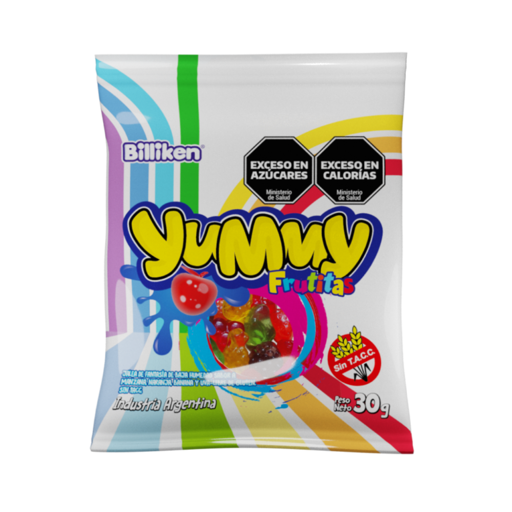 gomitas yummy 30gr x12 frutitas