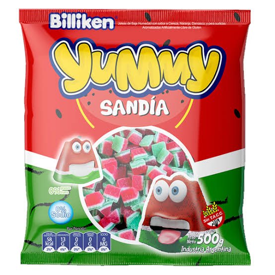 Gomitas yummy 500gr sandia