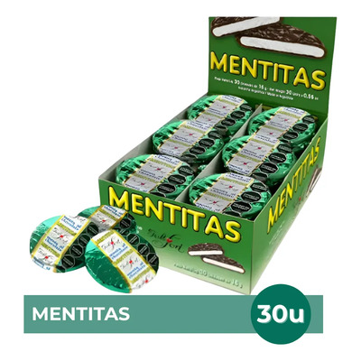 Medallones de menta x30