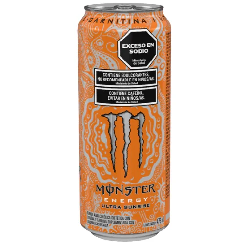 Energizante monster 473ml x6 naranja