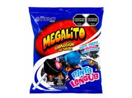 Chupetin megalito pinta lengua