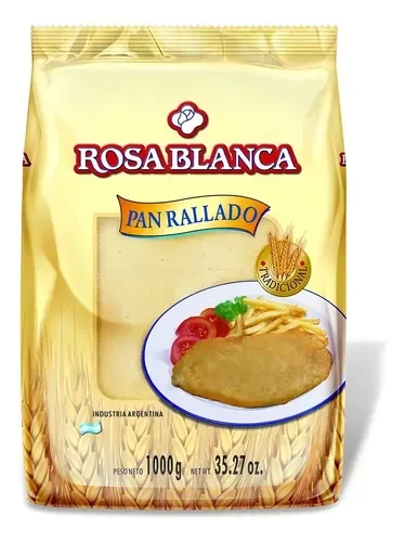 Pan rallado rosa blanca 1kilo