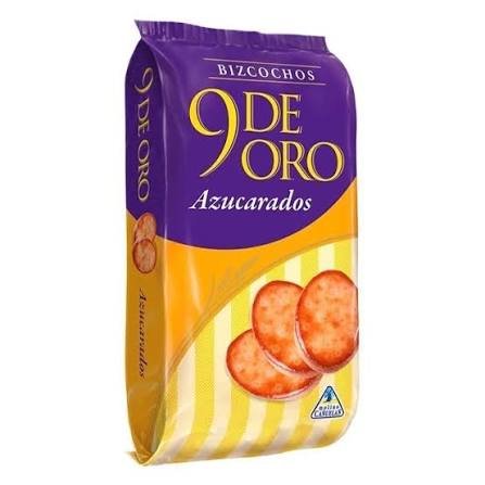 galletitas 9 de oro azucaradas